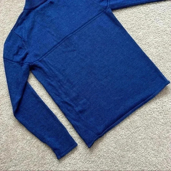 Obermeyer Zurich 1/2 Zip Wool Sweater Blue Men’s Size Medium Style# 26005 Ski - Picture 12 of 15